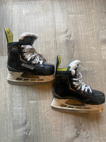 Black/Yellow 2018 Bauer Supreme 2S Hockey Skates 13.5 (Used)