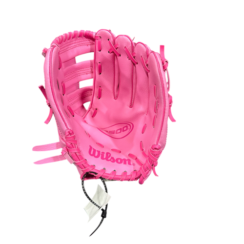 Used Wilson A300 T-BALL BB/SB Glove RH Throw Pink 10 1/2" 11375-S000382302