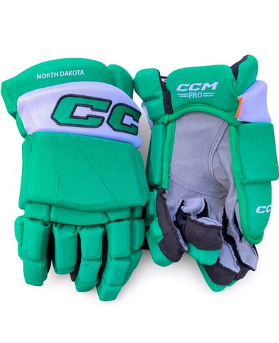 13” CCM HGPTKXFPP XF Pro University of North Dakota Pro Stock Gloves NWOT *Read Full Description*