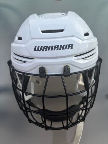 Warrior Alpha One Pro Hockey Helmet Pro Stock Medium Black Warrior Cage