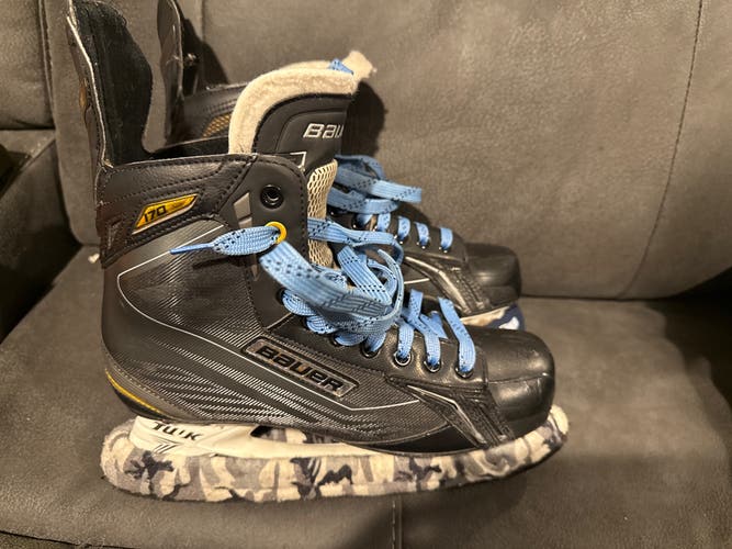 Black/Yellow 2015 Bauer Supreme 170 Hockey Skates Regular Width 9.5 (Used)