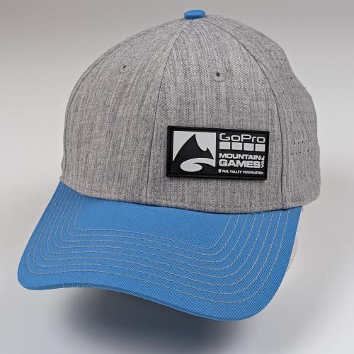 YoColorado GoPro Mountain Games Vail Hat Grey Blue Gorpcore Trail Running