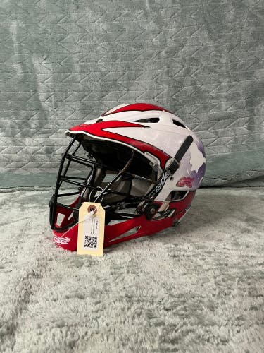 White Adult Cascade Pro-7 Helmet (Used)
