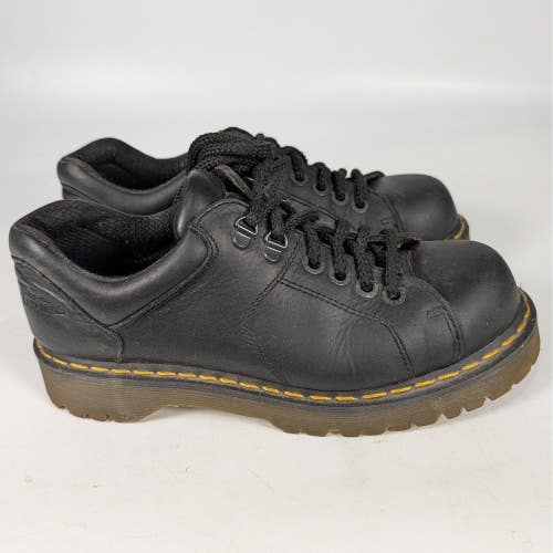 Dr. Martens 8312 Mens Black Leather Low Top Lug Sole Oxford Shoes Size 9 US