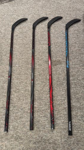 Left handed Bauer Hockey Sticks