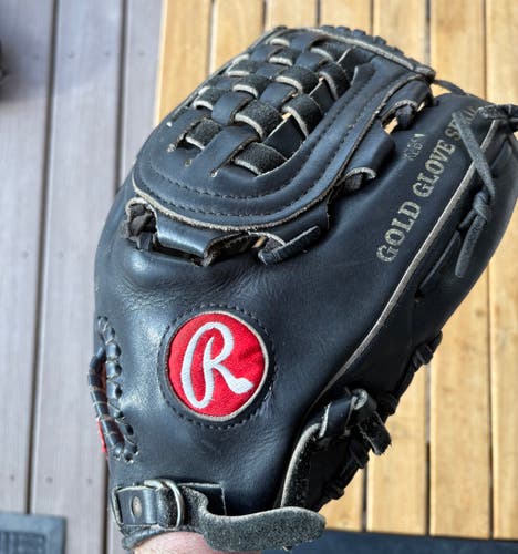 1995 Outfield RH Rawlings Baseball Glove 12" (Used)