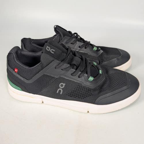 On Running The Roger Clubhouse Mens 10.5 Black Sneakers Court Shoes