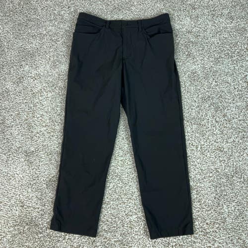 Lululemon Pants Mens 34x28 Black ABC Classic Warpstreme Stretch Comfort Golf