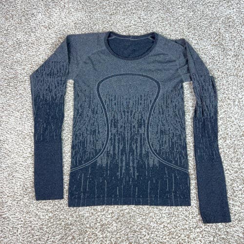 Lululemon Shirt Womens Small Blue Run Swifty Tech Long Sleeve Workout Top Gym