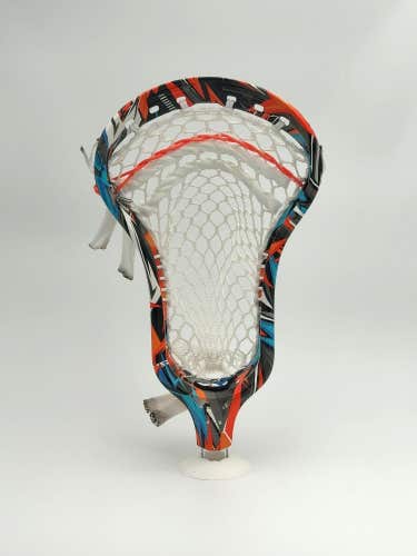 Nosch Pockets × 5LAX RC1 INK Orange/Blue Shatter — ECD Hero 3 Pocket, Strung (OO-0064)