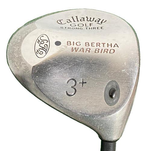 Callaway Big Bertha War Bird Strong 3 Wood S2H2 13 RH Stiff Graphite 43 New Grip