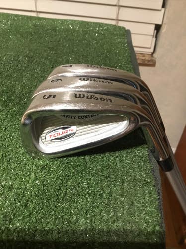 Wilson Ladies Tour RX Gravity Control Irons Set (5-7 Irons) Graphite Shafts VGC
