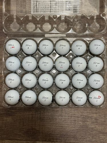 24 Titleist Pro V1 Golf Balls - 5A MINT CONDITION ONLY