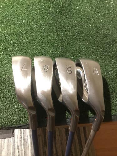 Ping Ladies G5L Orange Dot Irons Set (7-PW) ULT 50 I Graphite Shafts (READ)