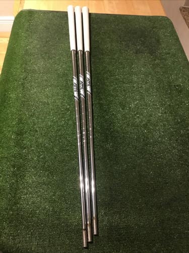 Set Of 3 True Temper AMT Black Stiff S300 Steel Irons Shafts 33.25-34.25 .355