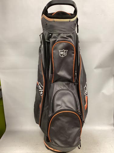 Used Wilson 14 SLOT Mens Stand Bag Grey 11851-S000052460