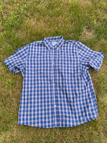 Blue XXL Men's  saddlebred button down Shirt (Used)