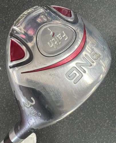 Used Ping FAITH Womens Fairway Wood RH 3 Wood 11497-S000161630