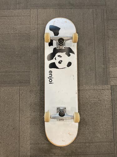 Used Enjoi PANDA Complete Skateboard White Regular 11614-S000244338