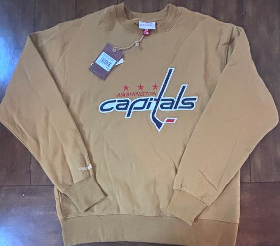 Washington Capitals Mitchell & Ness NHL Crewneck Adult Medium NWT