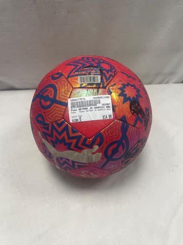 Used Puma NEYMAR JR GRAPHIC BALL All Size Soccer Ball Red 5 11490-S000277576