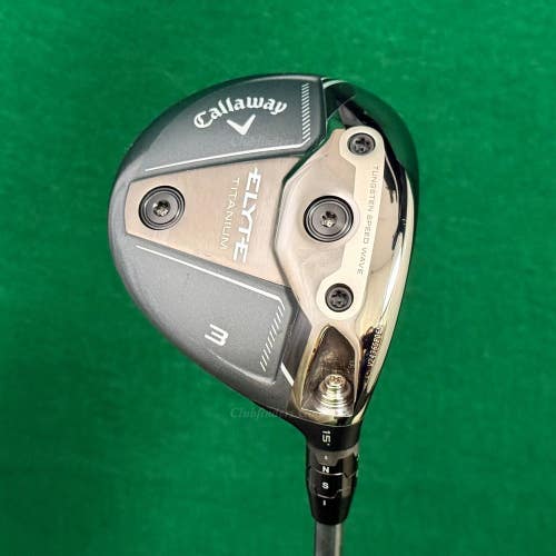 Callaway ELYTE Titanium 15 Fairway Wood 3 Aretera EC1 Blue 65/4 Stiff w/ HC
