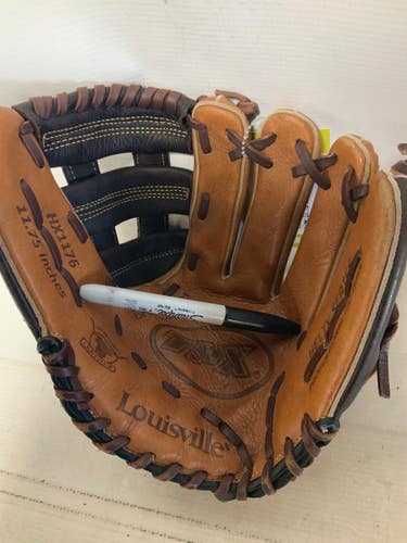 Used Louisville Slugger HX1176 BB/SB Glove RH Throw Brown 11 3/4" 11823-S000041948