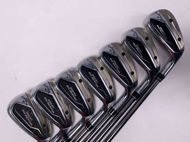 Callaway Great Big Bertha 23 Iron Set 6-PW+AW+SW Helium 60I F2 Senior RH