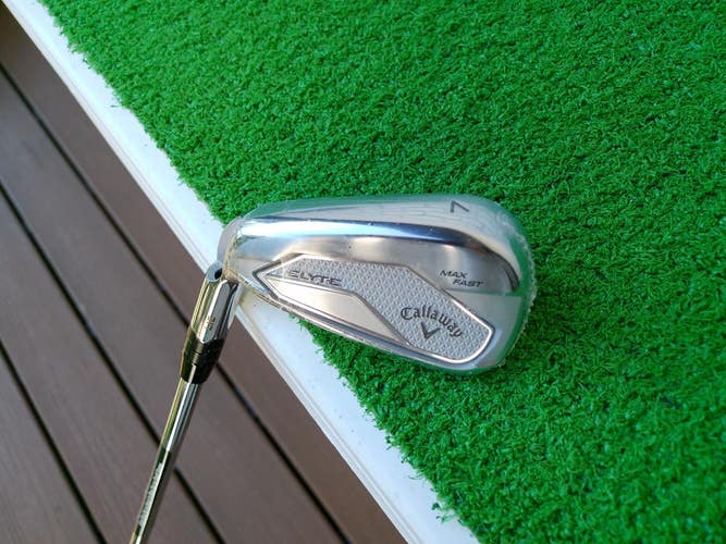 Callaway ELYTE MAX FAST 7-Demo Iron w/ KBS MAX 80g Regular Flex Shaft
