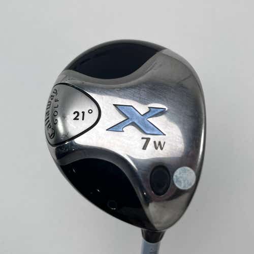 Callaway X 7 Fairway Wood 21* Fujikura Gems UltraLight 55g Ladies RH
