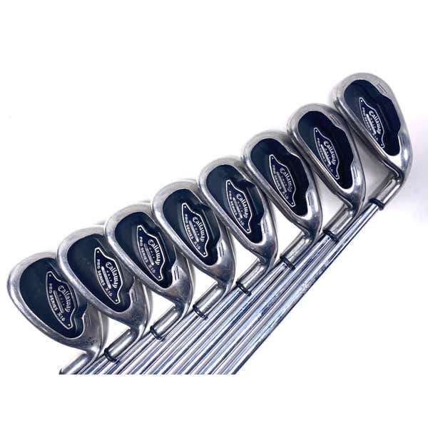 Callaway X-16 Pro Series Iron Set 4-PW+SW DG R300 Regular RH White