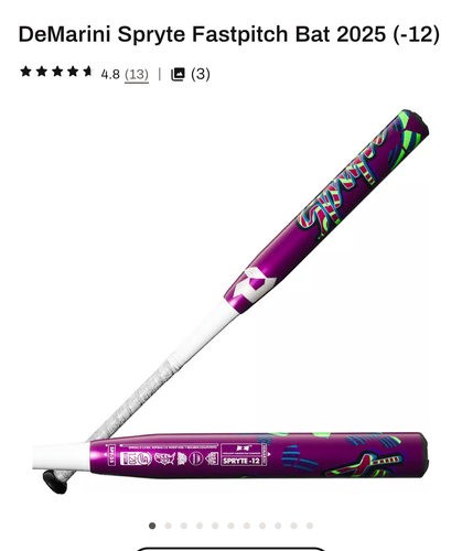 2025 DeMarini Spryte Composite Bat (-12) 20 oz 32" (New)
