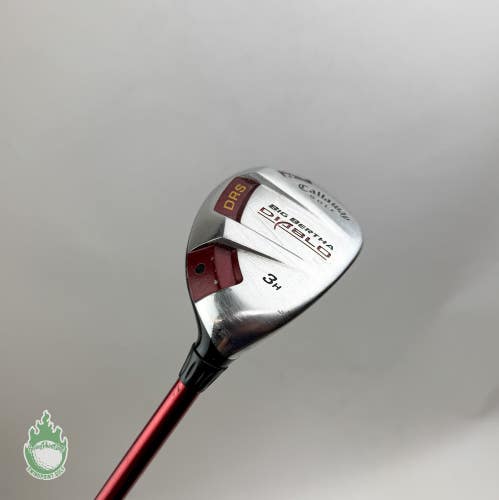 Right Handed Callaway Diablo DRS 3 Hybrid 21 Graphite Stiff Flex Golf Club