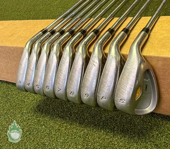 Used Right Handed TaylorMade RAC OS Irons 3-PW/SW Regular Steel Golf Club Set