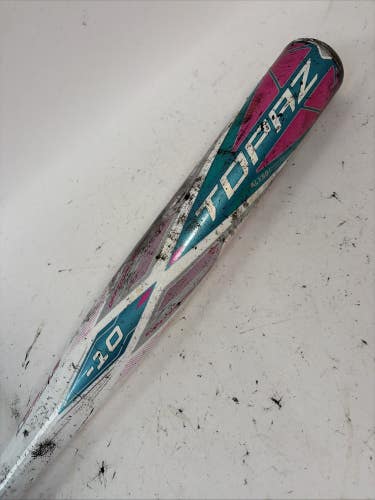 Easton Topaz Aluminum Softball Bat, 29/19 (-10), 2 1/4"
