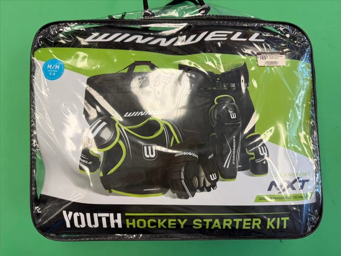 New Winnwell Hockey Starter Kit | Youth Medium
