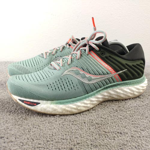 Saucony Triumph 17 Womens Size 11.5 Running Shoes Blue Green Sneakers Low Top