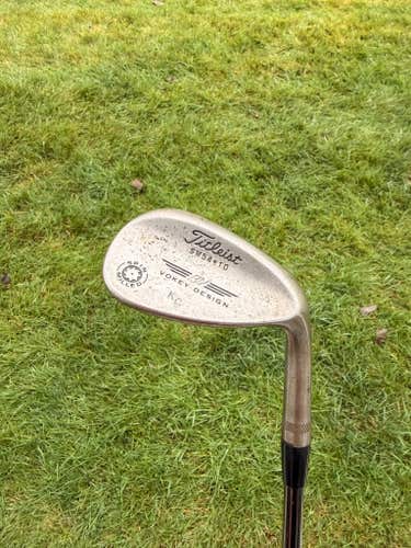 Titleist Vokey Spin Milled Raw Sand Wedge 54 / 10 KBS Tour Stiff Flex 36" NICE
