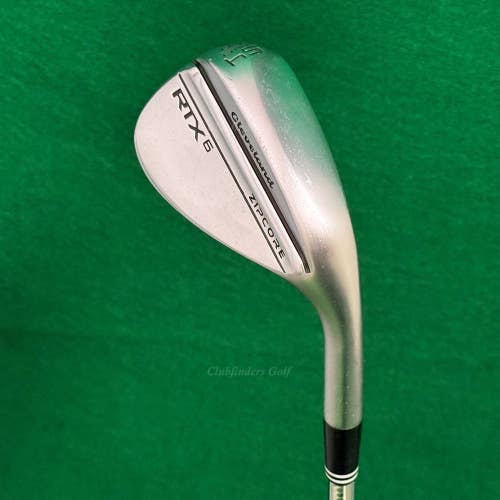 Cleveland RTX6 Zipcore Mid Chrome 54-10 54 Sand Wedge DG Spinner TI Wedge Flex