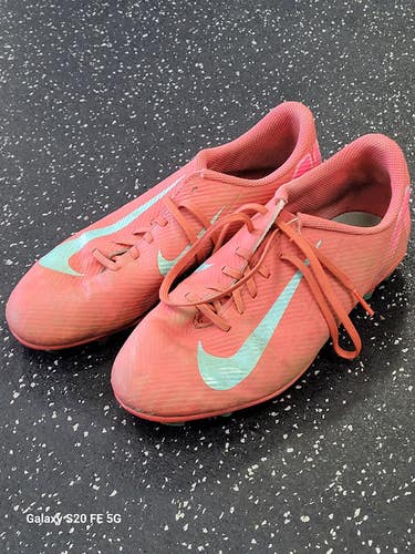 Used Nike MERCURIAL Soccer Cleats Red Junior 05.5 11849-S000044421