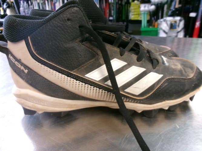 Used Adidas ICON BB/SB Cleats Black Junior 06 11868-S000071922