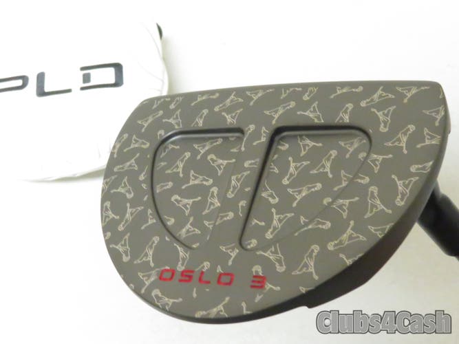 PING PLD Milled Plus Oslo 3 Putter Graphite 35" Custom Pingman +Paint-Fill MINT