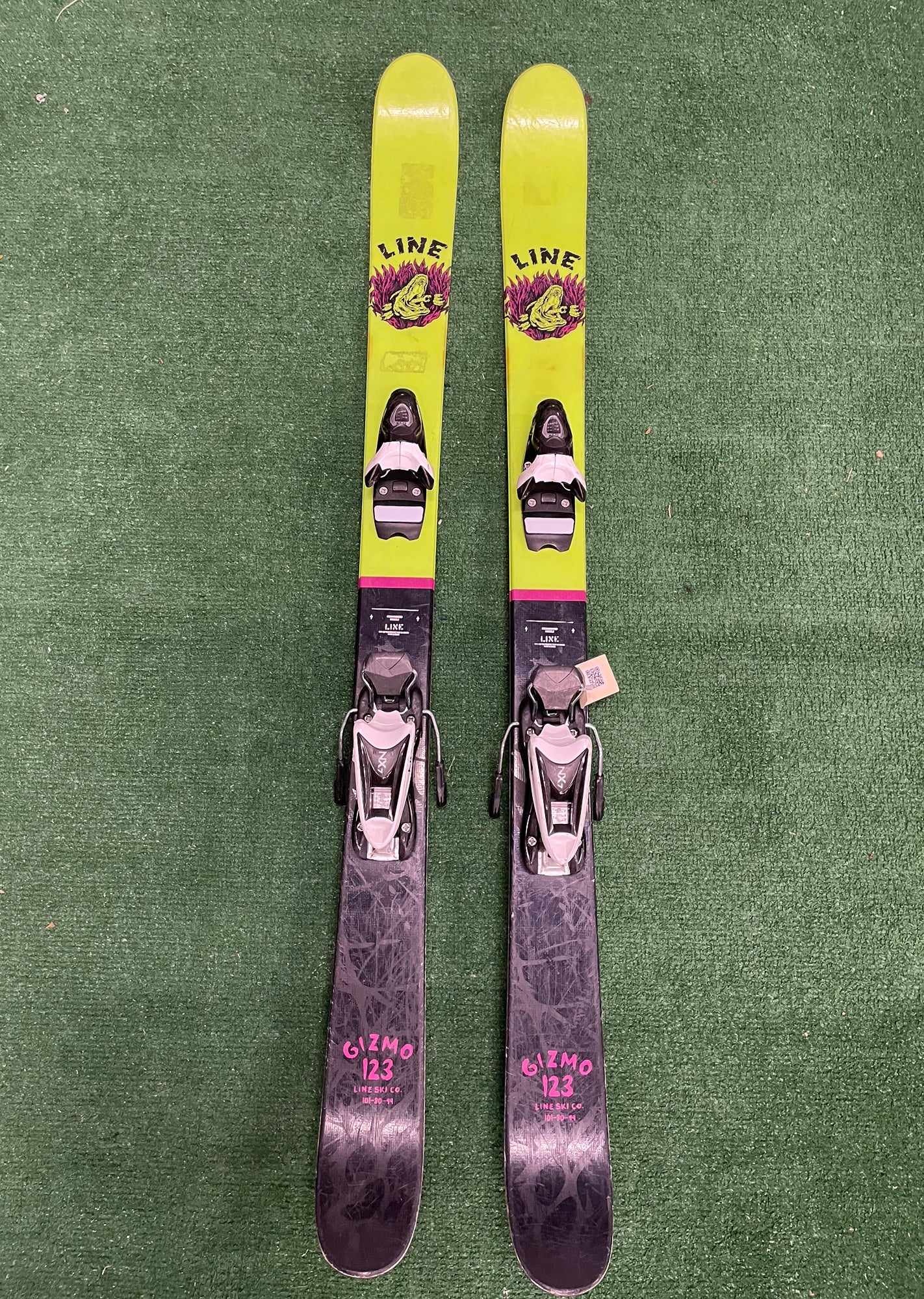 Kid's Line Future Spin Shorty 137 cm Park Skis Without Bindings
