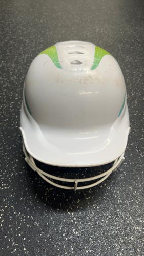 Used RIP-IT RIPIT HELMET W/ MASK Batting Helmet w/Mask White S/M 11831-S000035329