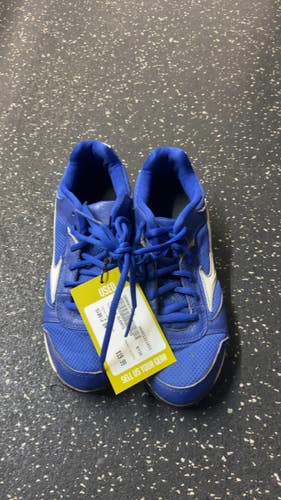 Used Mizuno CLEATS BB/SB Cleats Royal Blue Junior 04 11831-S000033436