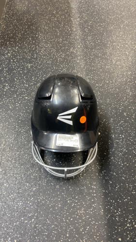 Used Easton SOFTBALL BATTING HELMET Batting Helmet w/Mask Black MD 11831-S000032034