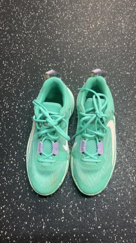 Used Nike Basketball Shoes Y Teal Junior 04 11831-S000032932