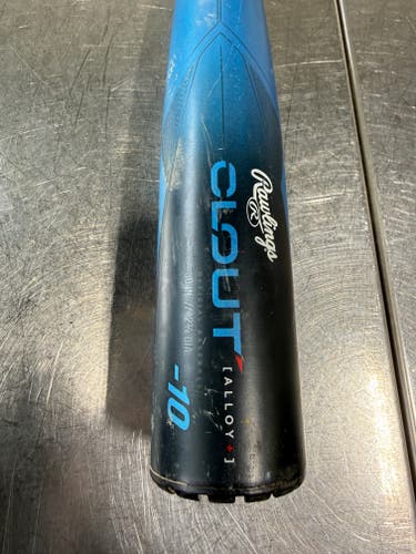 Rawlings Clout Alloy USSSA Certified Bat (-10) 20 oz 30" (Used)