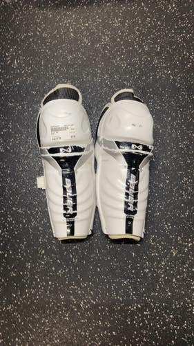 Used Bauer ND Junior Shin Guards White 10" 11831-S000034475