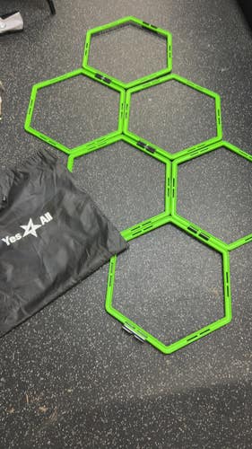 Used YES4ALL HEX AGILITY RINGS FB Training Aid 11831-S000034456